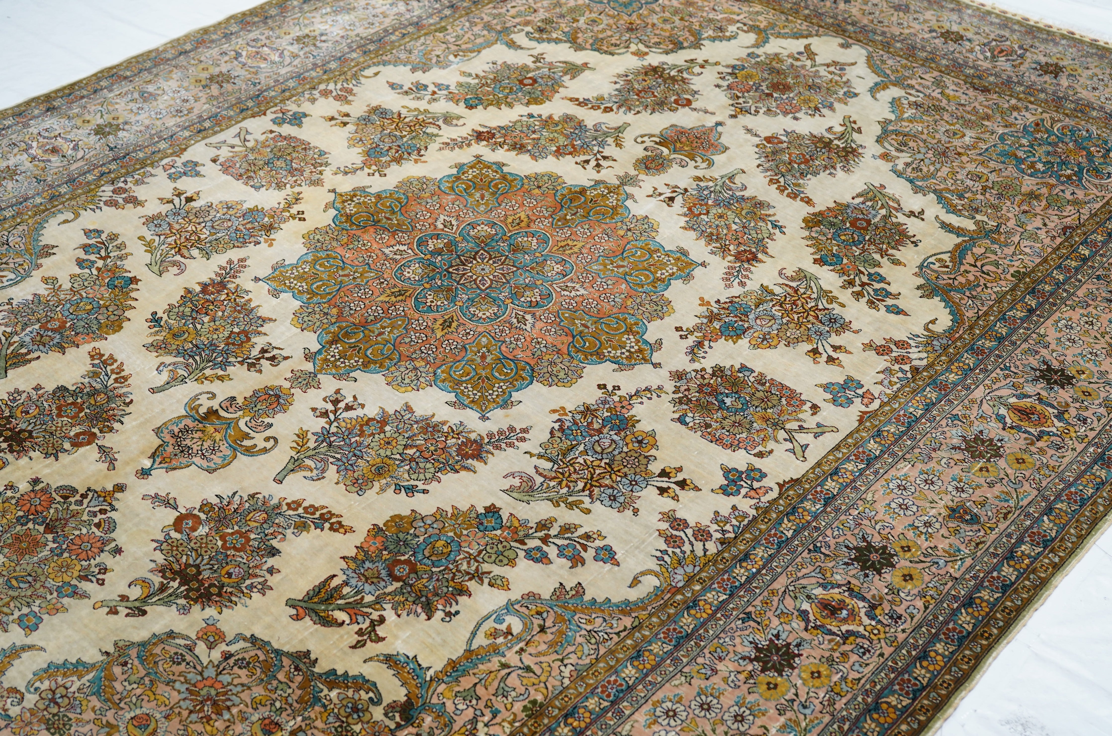 Vintage Hereke Rug 6'6'' x 9'6''