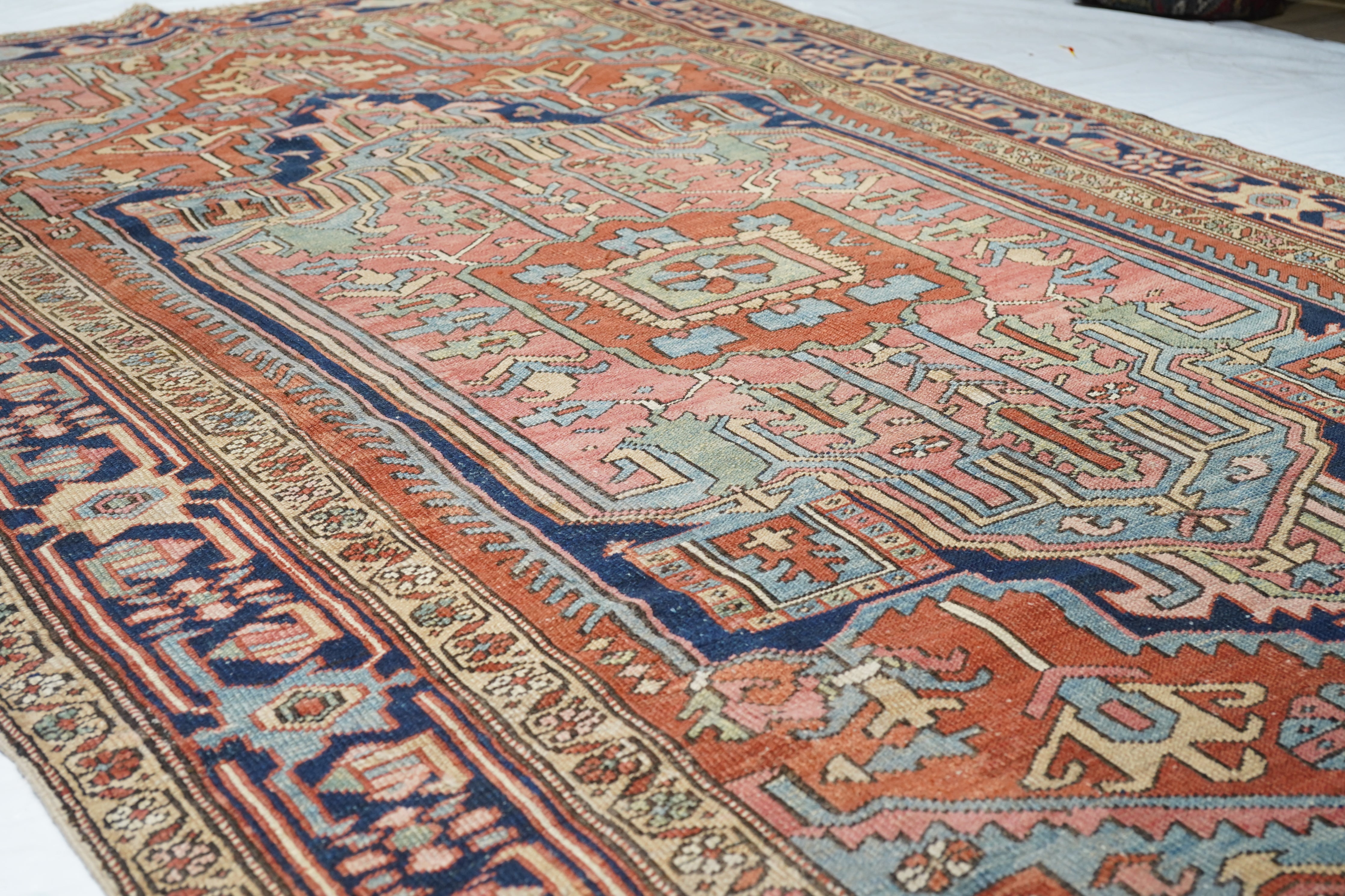 Antique Heriz Rug 6'6'' x 10'11''