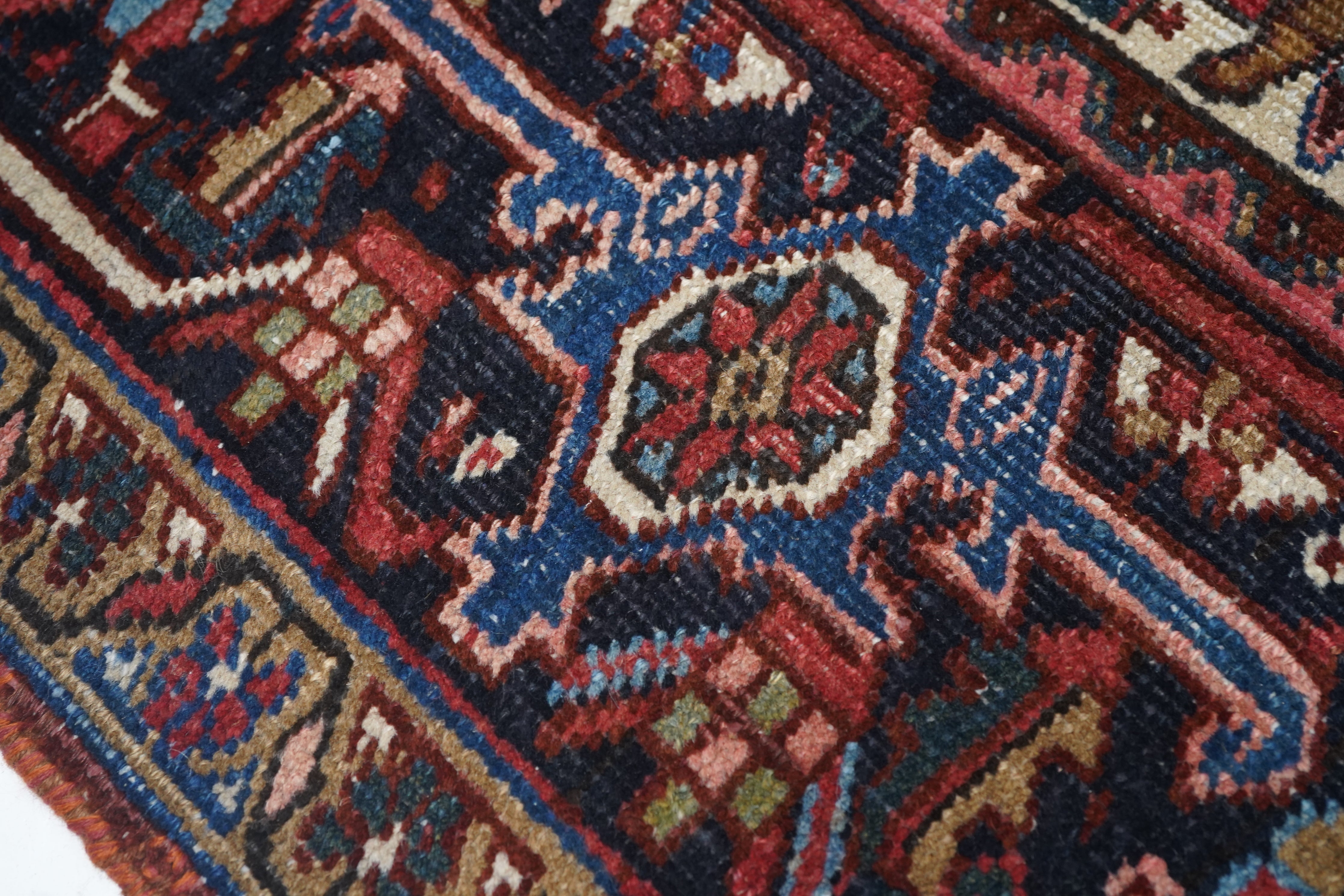 Vintage Heriz Rug 6'3'' x 7'7''