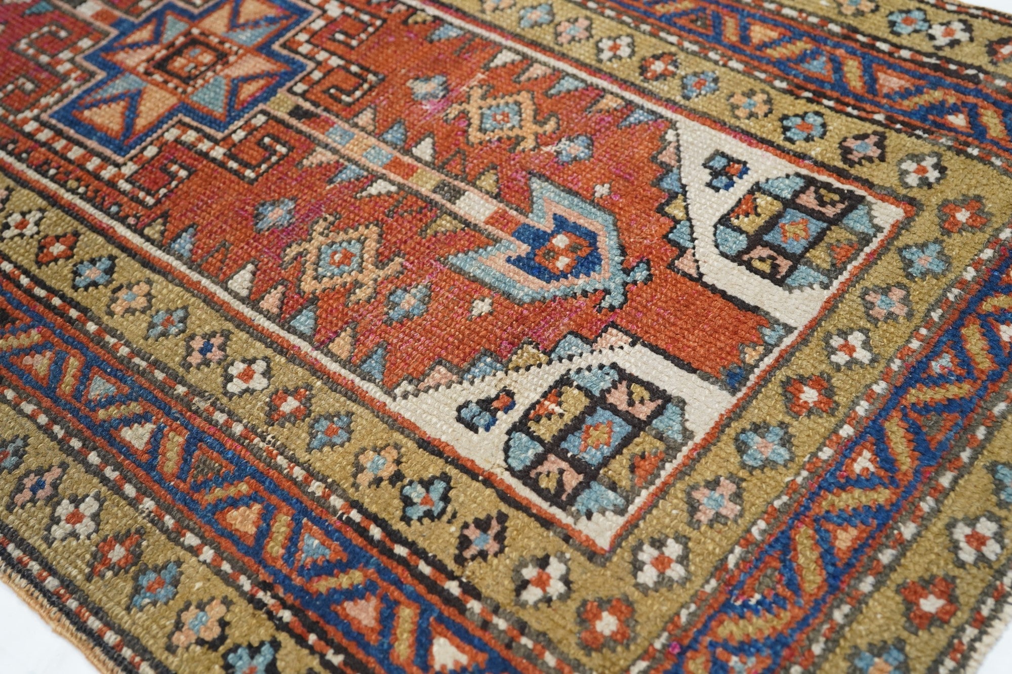 Antique Heriz Rug 2'2'' x 4'